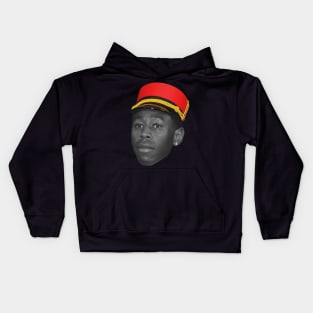 Tyler Face Cap #1 Kids Hoodie